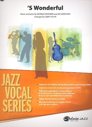 'S wonderful: for voice and big band score and parts