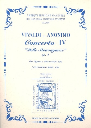 Concerto no.4 op.4 per organo (clavicembalo)