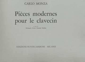 Pieces modernes pour le clavecin