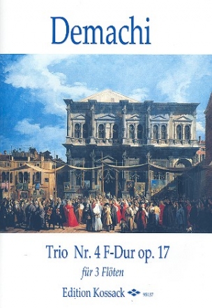 Trio F-Dur Nr.4 op.17 fr 3 Flten Partitur und Stimmen