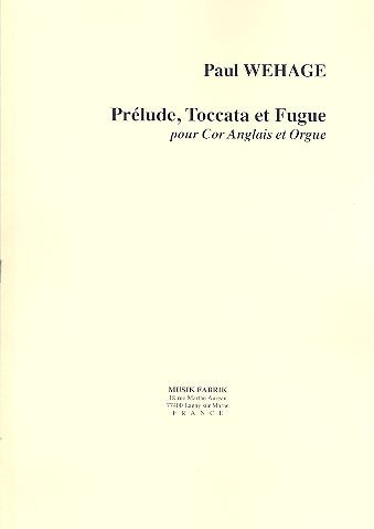 Prlude, toccata et fugue pour cor anglais et orgue