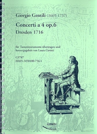Concerti a 4 op.6 fr Tasteninstrumente