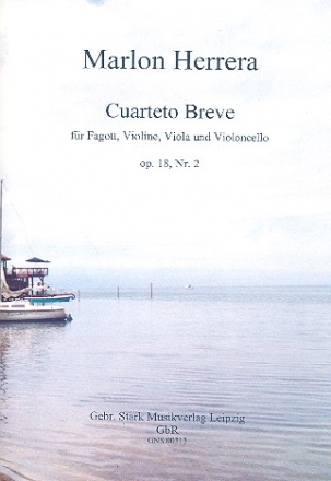 Cuarteto Breve op.18,2 fr Fagott, Violine, Viola und Violoncello Partitur und Stimmen