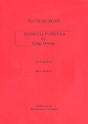 Funiculi Funicula for 5 flutes score and parts