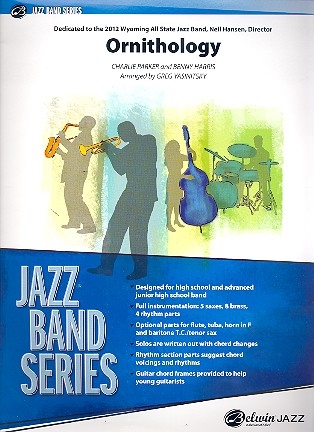 Ornithology: for jazz band score and parts