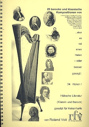 25 barocke und klassische Kompositionen f�r Hakenharfe
