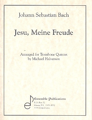 Jesu meine Freude fr 5 Posaunen Partitur und Stimmen