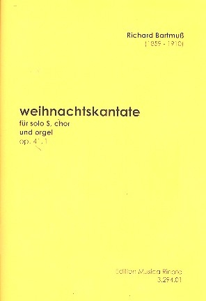 Weihnachtskantante op.41,1: fr Sopran, gem Chor und Orgel Partitur