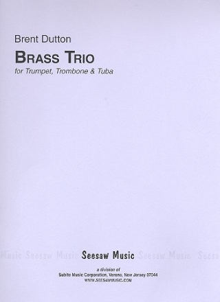 Brass Trio for trumpet, trombone and tuba score and parts