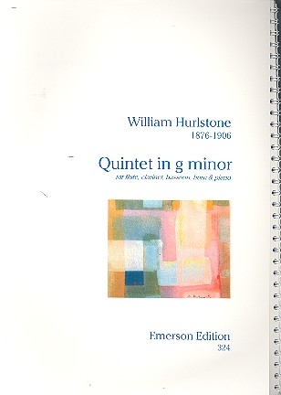 Quintet in g Minor for flute, clarinet, bassoon, horn and piano parts