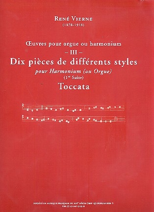 10 pices de diffrents styles pour harmonium (orgue)