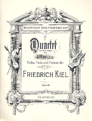 Piano Quartet in G Major op.50 for piano, violin, viola and violoncello parts