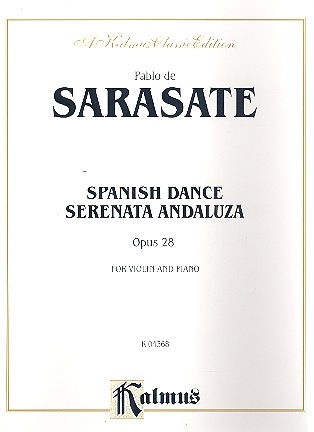 Spanish Dance op.28 for violin and piano