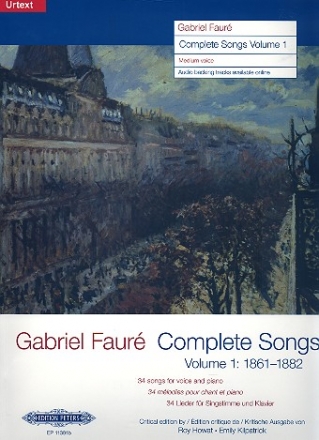 Complete Songs vol.1 (1861-1882) for medium voice and piano