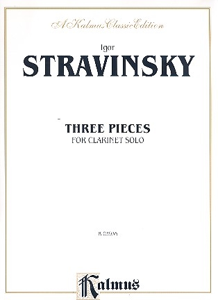 3 Pieces for clarinet