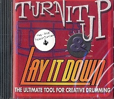 Turn it up and lay it down vol.1 for drum set CD