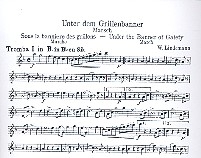 Unter dem Grillenbanner - fr Blasorchester Trompete 1