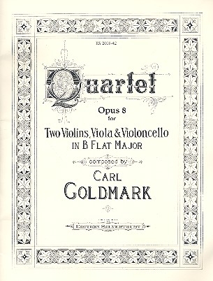 Quartet op.8 for string quartet parts