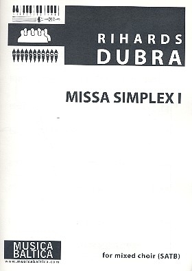 Missa Simplex no.1 for mixed chorus a cappella score