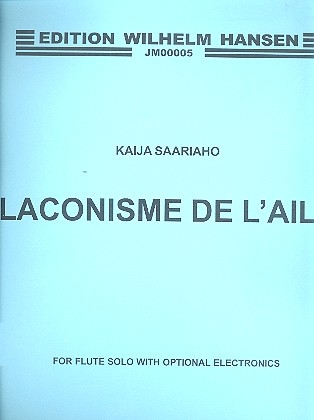 Laconisme de l'aile for flute (electronics ad lib) archive copy