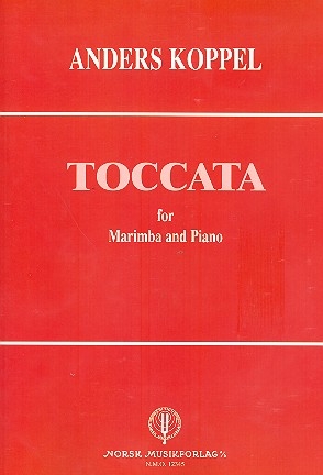 Toccata for marimba and piano score and marimba part