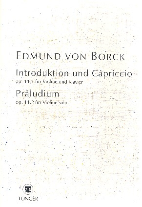 Introduktion und Capriccio op.11,1   und  Prludium op.11,2 fr Violine und Klavier