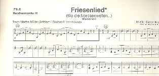 Friesenlied fr Akkordeonorchester Handharmonika 3