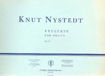 Exultate op.74 for organ