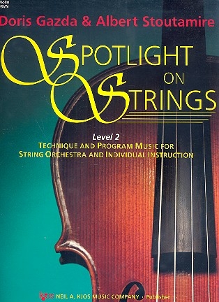 Spotlight on Strings Level 2 for string orchestra violin