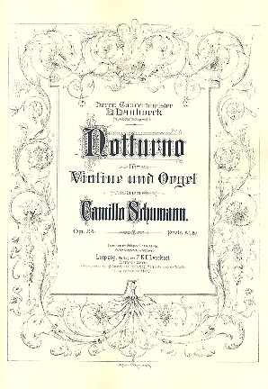 Notturno op.24 fr Violine und Orgel
