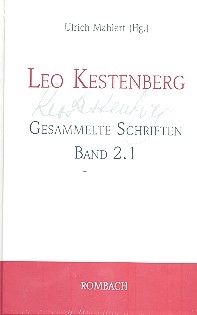 Gesammelte Schriften Band 2,1 Aufstze und vermischte Schriften, Texte aus der Berliner Zeit (1900-1932)