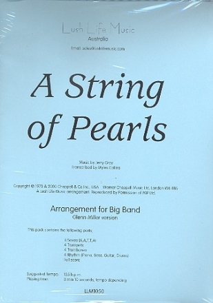 String of Pearls: for big band score and parts