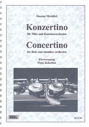 Konzertino fr Flte und Kammerorchester fr Flte und Klavier