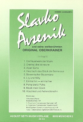 Slavko Avsenik Combo-Ausgabe Band 3: fr Combo Stimmen