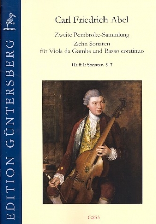 10 Sonaten aus der 2. Pembroke-Sammlung Band 1 fr Viola da gamba und Bc Partitur und Stimmen (Bc ausgesetzt)