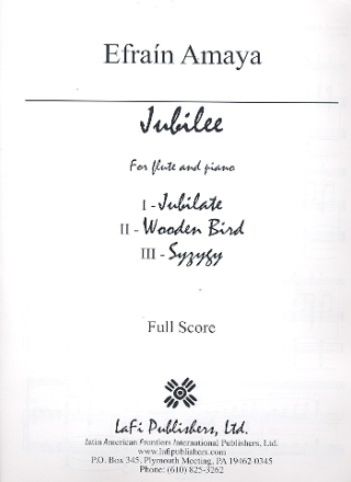 Jubilee for flute and piano