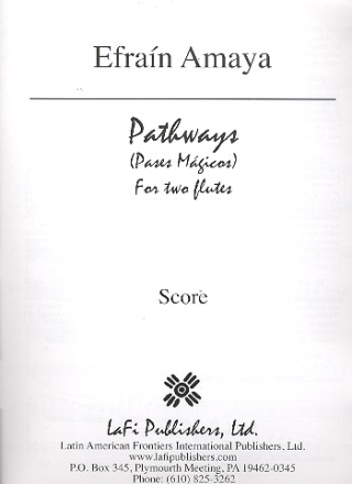 Pathways for 2 flutes score and parts