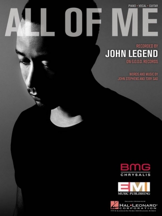 All of me for piano/vocal/guitar