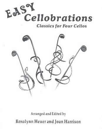 Easy Cellobrations for 4 cellos score and parts