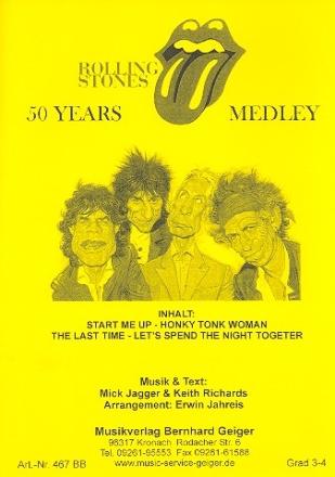 50 Years Rolling Stones (Medley): fr Big Band Direktion und Stimmen