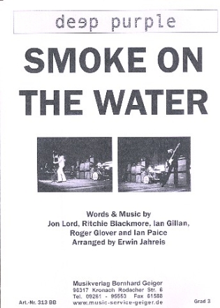 Smoke on the Water: fr Big Band Direktion und Stimmen