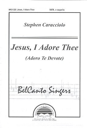 Adoro te devote for mixed chorus a cappella score