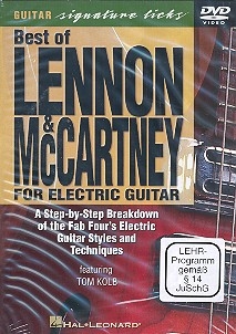 Best of Lennon & McCartney for E-Guitar DVD