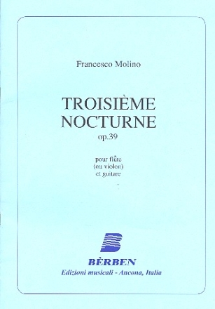 Nocturne no.3 op.39 pour flte (violon) et guitare parties