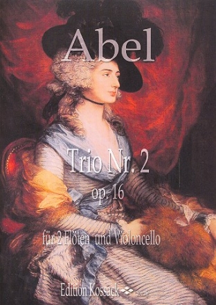 Trio D-Dur op.16,2 fr 2 Flten und Violoncello Partitur und Stimmen