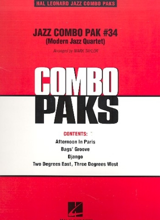 Jazz Combo Pak vol.34: for combo (flexible 4-part jazz ensemble) score and parts