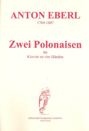 2 Polonaisen fr Klavier zu 4 Hnden Spielpartitur