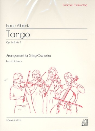 Tango op.165,2 fr Streichorchester Partitur und Stimmen