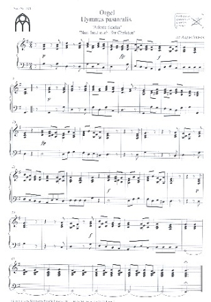 Hymnus pastoralis fr gem Chor und Instrumente Orgel