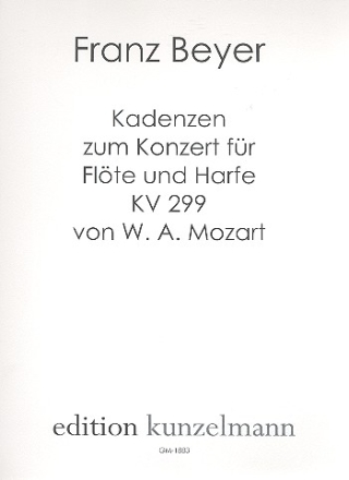 Kadenzen zum Konzert  Beyer, Franz, Komponist